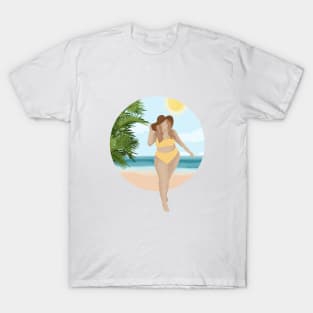 Beach Girl 8, Summertime illustration T-Shirt